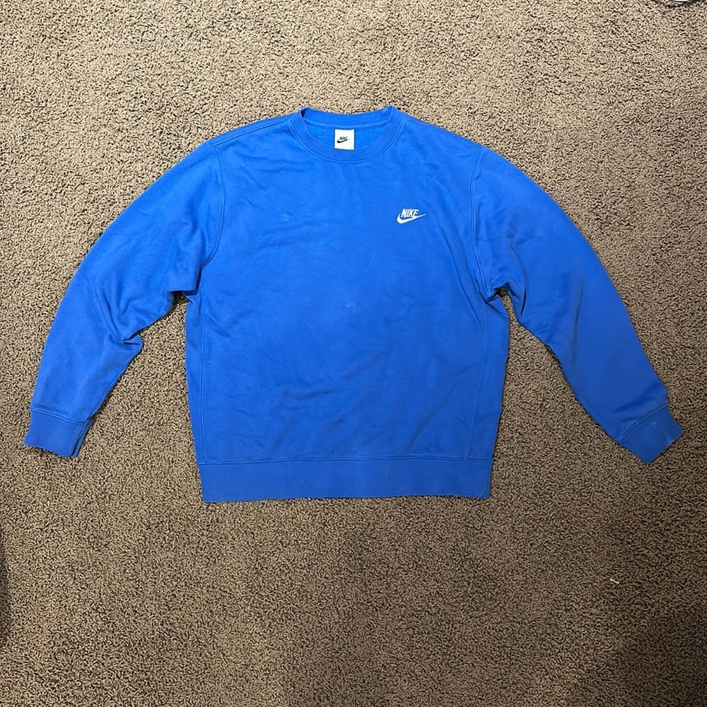 Blue Nike Crewneck Sweatshirt